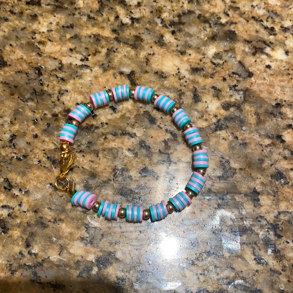 Jewelry - Homemade clay bead bracelet